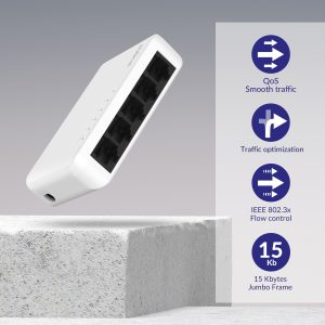 STRONG switch SW5000P, 5x Gigabit θύρες, 1000Mbps 4 SW5000P 3