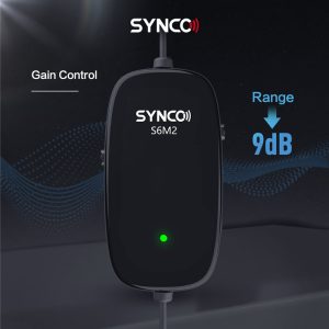 SYNCO μικρόφωνο Lav-S6M2, clip-on, omnidirectional, 3.5mm, 400mAh, μαύρο 4 3.5mm