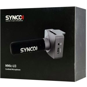 SYNCO μικρόφωνο SY-U3-MMIC με μαγνήτη, δυναμικό, καρδιοειδές, USB, μαύρο 3 καρδιοειδές