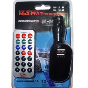 Car FM Transmitter T26 με LCD οθόνη, USB, SD, μαύρο 2 T26 1