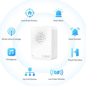 TP-LINK Smart Hub Tapo H100 με κουδούνισμα, Wi-Fi, 868MHz, Ver 1.0 3 868MHz