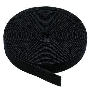 POWERTECH ταινία τύπου velcro πολλαπλών χρήσεων, 13mm, 3m, Black