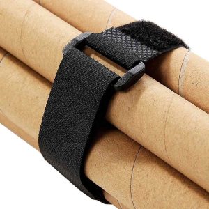 POWERTECH ιμάντας τύπου velcro TIES-027, 60x2cm, μαύρος, 10τμχ 4 10τμχ