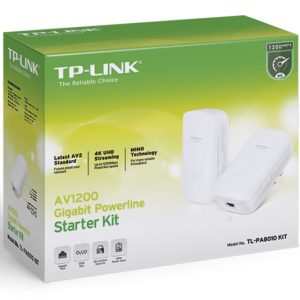 TP-LINK Powerline Starter Kit TL-PA8010, AV1200 Gigabit, Ver. 1.0 3 Ver. 1.0