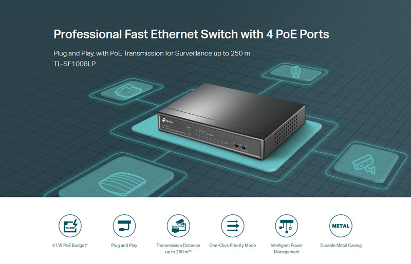 8-Port 10/100Mbps 8-Port 10/100Mbps