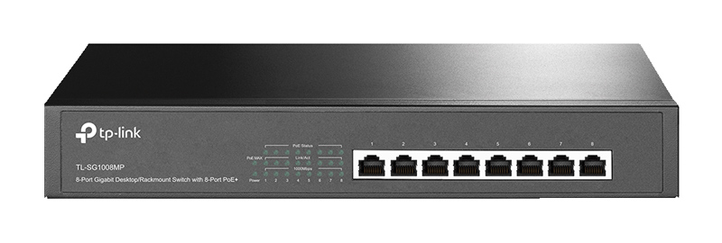 TP-LINK desktop/rackmount switch TL-SG1008MP TP-LINK desktop/rackmount switch TL-SG1008MP