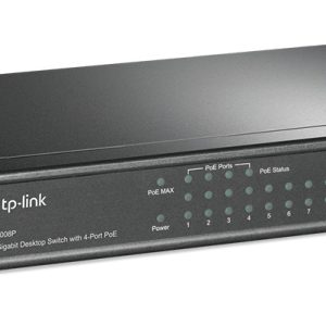 TP-LINK 8-Port Gigabit Desktop Switch TL-SG1008P, 4-Port PoE, Ver. 4.0