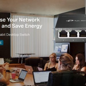 TP-LINK Easy Smart Switch TL-SG105E, 5-Port Gigabit, Ver. 5.0 4 TL SG105E 3