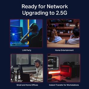 TP-LINK Multi-Gigabit Desktop Switch TL-SG108-M2, 8-Port 2.5G, Ver. 1.0 3 Ver. 1.0