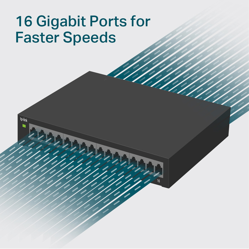 16-Port Gigabit 16-Port Gigabit