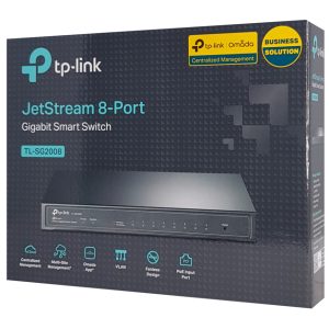 TP-LINK JetStream smart switch TL-SG2008, 8-Port Gigabit, Ver. 3.0 4 TL SG2008 3