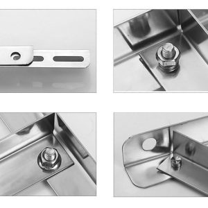 Βάση στήριξης TOOL-0068, 590x540mm, ανοξείδωτη, max 240kg 3 ανοξείδωτη