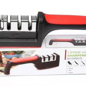 Ακονιστήρι μαχαιριών TOOL-0080, 4 επιπέδων, μαύρο & κόκκινο 4 TOOL 0080 3