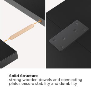 BRATECK επιφάνεια γραφείου TP12060R-2P, 120x60x1.8cm, καφέ ξύλινη 4 TP12060R 2P BG 2