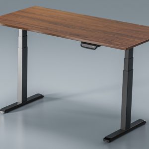 BRATECK επιφάνεια γραφείου TP12060R-2P, 120x60x1.8cm, καφέ ξύλινη 2 120x60x1.8cm