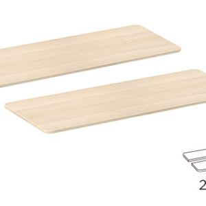 BRATECK επιφάνεια γραφείου TP12060R-2P, 120x60x1.8cm, μπεζ ξύλινη 3 μπεζ ξύλινη