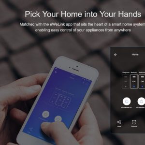 SONOFF smart διακόπτης ΤΧ-T3EU3C, αφής, Wi-Fi, τριπλός, μαύρος 4 τριπλός