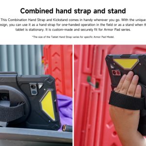 ULEFONE βάση UAS02 για tablet Armor Pad 4 series, με ιμάντα, μαύρη 3 μαύρη