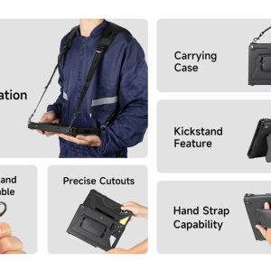 ULEFONE θήκη προστασίας & μεταφοράς UAS07 για tablet Armor Pad 4 series, μαύρη 3 UAS07 2