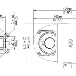 UNIARCH smart κάμερα UHO-P1A-M3F4D, 3MP, WiFi, PTZ, SD 3 WiFi