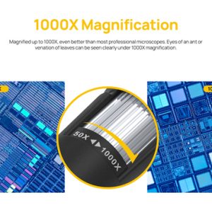 ULEFONE ψηφιακό μικροσκόπιο C01 για uSmart βύσμα, 50x-1000x, 1MP 4 USMART C01 3