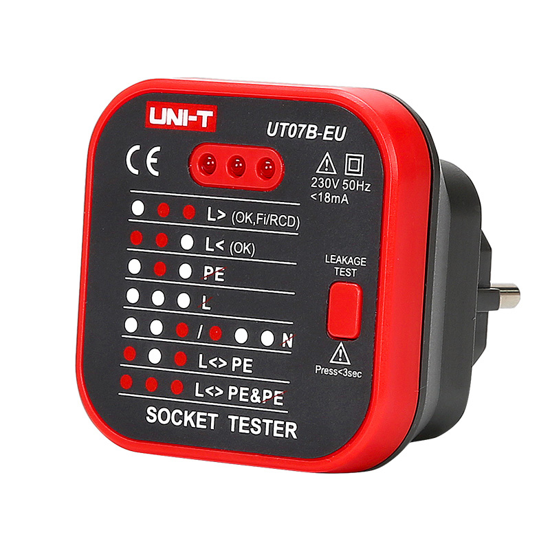 UNI-T tester πρίζας UT07B-EU UNI-T tester πρίζας UT07B-EU