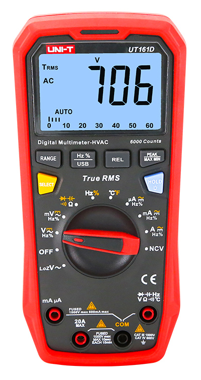 UNI-T ψηφιακό πολύμετρο UT161D UNI-T ψηφιακό πολύμετρο UT161D