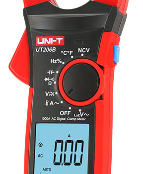 UNI-T πολύμετρο & αμπεροτσιμπίδα UT206B, 1000A AC, NCV, True RMS 2 1000A AC