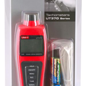 UNI-T ταχόμετρο UT372, με οθόνη LCD, USB 3 USB