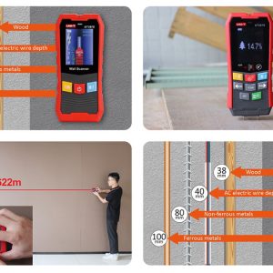 UNI-T ψηφιακός αναλυτής τοίχου UT387E, ανιχνεύει μέταλλο/ξύλο/καλώδια 2 ανιχνεύει μέταλλο/ξύλο/καλώδια