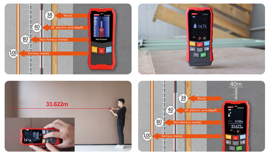 ανιχνεύει μέταλλο/ξύλο/καλώδια ανιχνεύει μέταλλο/ξύλο/καλώδια