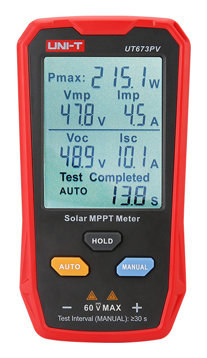 UNI-T tester φωτοβολταϊκών πάνελ UT673PV UNI-T tester φωτοβολταϊκών πάνελ UT673PV