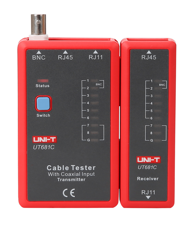 UNI-T tester καλωδίων δικτύου UT681C UNI-T tester καλωδίων δικτύου UT681C
