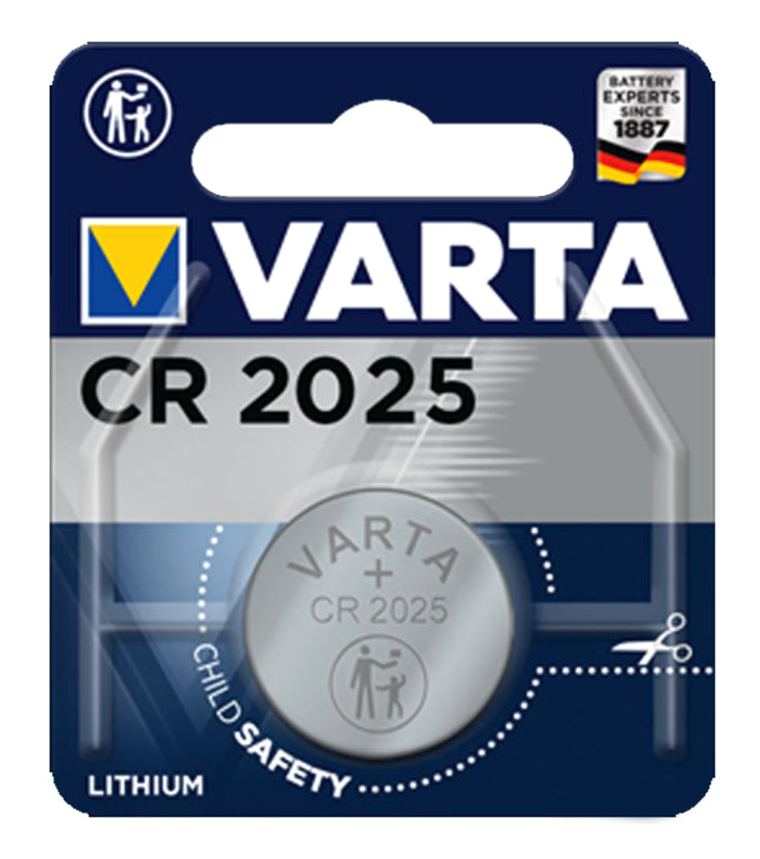 VARTA μπαταρία λιθίου CR2025 VARTA μπαταρία λιθίου CR2025