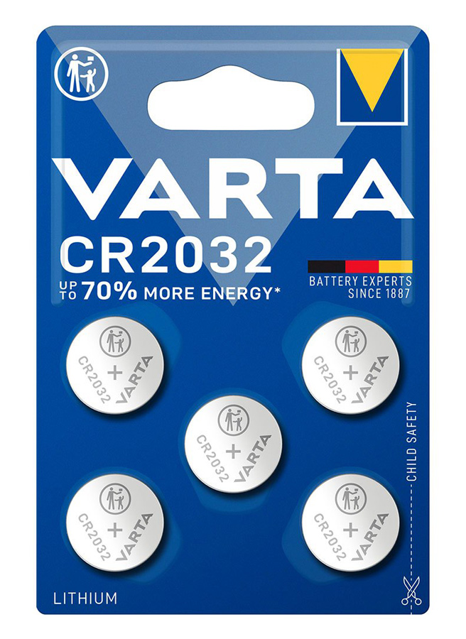 VARTA μπαταρία λιθίου CR2032 VARTA μπαταρία λιθίου CR2032
