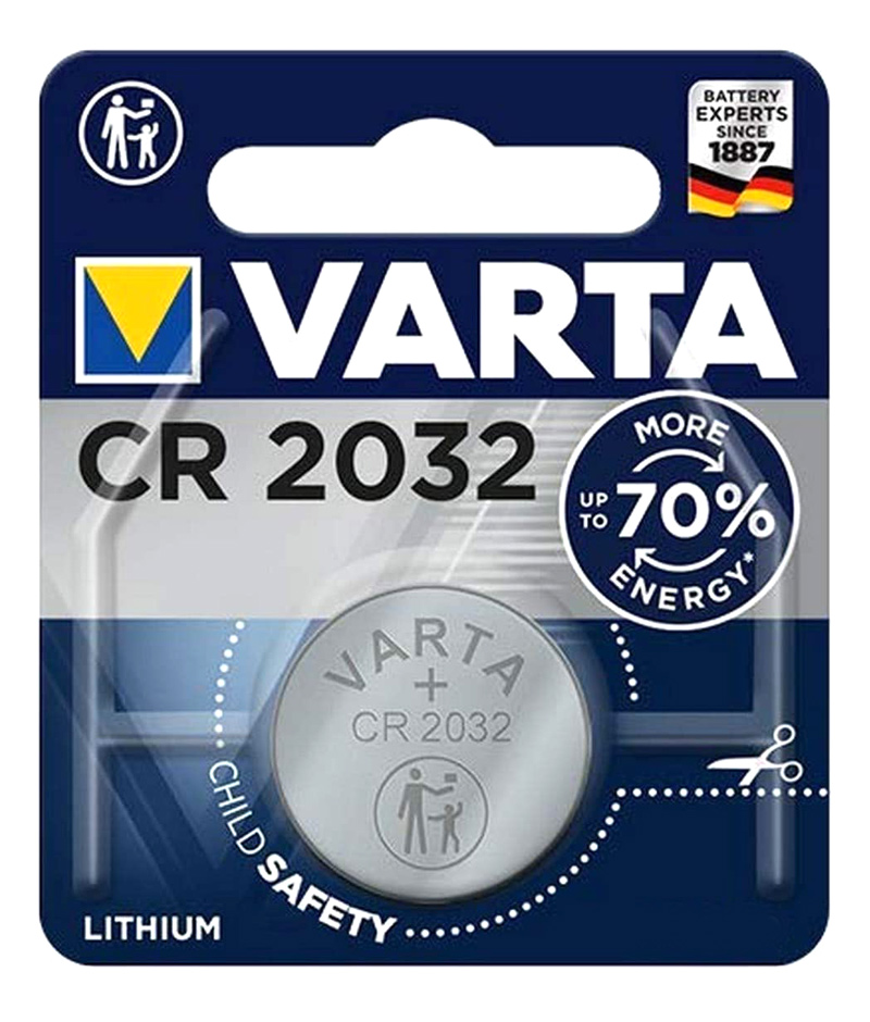 VARTA μπαταρία λιθίου CR2032 VARTA μπαταρία λιθίου CR2032