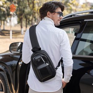 ARCTIC HUNTER τσάντα Crossbody XB00551 με θήκη tablet, 3.5L, μαύρη 3 μαύρη