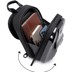 ARCTIC HUNTER τσάντα Crossbody XB00551 με θήκη tablet, 3.5L, μαύρη 2 3.5L