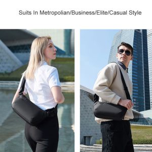 ARCTIC HUNTER τσάντα Crossbody Y00561 με θήκη tablet, 4L, μαύρη 3 μαύρη