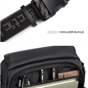 ARCTIC HUNTER τσάντα ώμου YB00518 με θήκη tablet, 3L, γκρι 3 γκρι