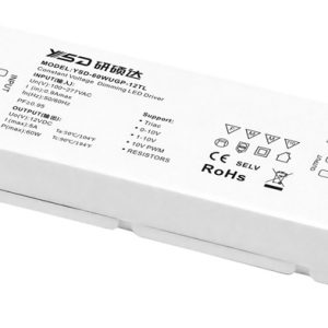 YSD τροφοδοτικό DC 60WUGP-12, 12VDC, 60W, 5A, IP20, dimmable 1 YSD τροφοδοτικό DC 60WUGP-12