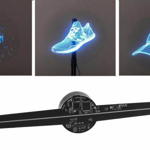 Διαφημιστική πινακίδα προβολής ολογράμματος Z2, LED, WiFi, 42cm 2 LED