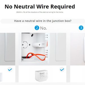SONOFF smart διακόπτης ZBMINI-L, 1-gang, ZigBee 3.0, λευκός 3 ZigBee 3.0