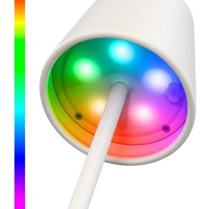 GOOBAY επιτραπέζιο φωτιστικό 73928, RGB, επαναφορτιζόμενο, λευκό 3 επαναφορτιζόμενο