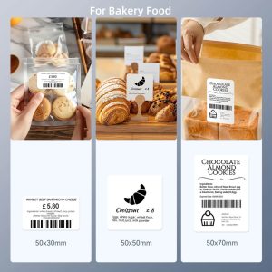 NIIMBOT smart θερμικός εκτυπωτής ετικετών B1, 203dpi, Bluetooth, μπλε 4 μπλε