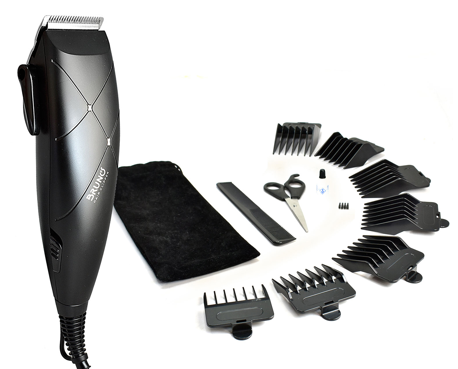 BRUNO BRN-0197 Σετ Κουρευτική Μηχανή Ρεύματος με εξαρτήματα και τσαντάκι BRUNO BRN-0197 Σετ Κουρευτική Μηχανή Ρεύματος με εξαρτήματα και τσαντάκι