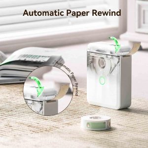 NIIMBOT smart θερμικός εκτυπωτής ετικετών D110-M, 203dpi, Bluetooth, λευκός 3 Bluetooth