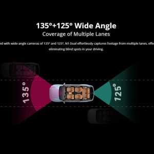 DDPAI smart σετ καμερών αυτοκινήτου N1 Dual, 1296p/1080p, WiFi 4 DDP N1DUAL 3