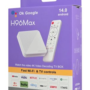 H96 MAX TV Box H313, 4K, 2/16GB, WiFi 6, Bluetooth, Android 14 3 2/16GB