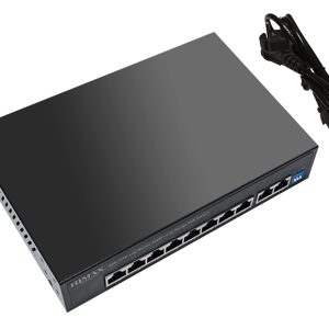HIMAX PoE switch PS1802E-L, 8x Ethernet PoE & 2x Ethernet θύρες, έως 100Mbps 3 έως 100Mbps